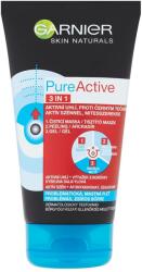 Garnier Skin Naturals Pure Active 3in1 Mitesszerek Ellen Arcmaszk Aktív Szénnel 150 ml