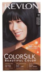 Revlon Colorsilk Beautiful Color vopsea de păr set cadou 12 Natural Blue Black