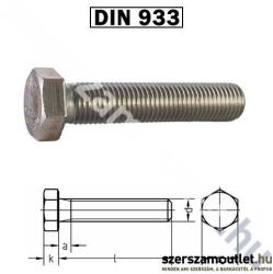 KOELNER HLF TM metrikus csavar M16x100mm Horg. DIN 933 8.8 /20db (KO52804) (KO52804)