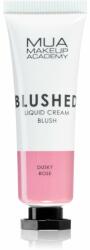 MUA Makeup Academy Blushed Liquid Blusher fard de obraz lichid culoare Dusky Rose 10 ml