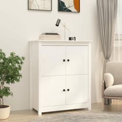 vidaXL Servantă, alb, 83x41, 5x100 cm, lemn masiv de pin (821508) Comoda