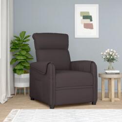 vidaXL Fotoliu rabatabil, maro, material textil (348000)