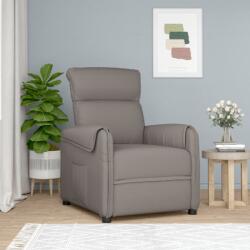 vidaXL Fotoliu rabatabil, gri taupe, material textil (348004)