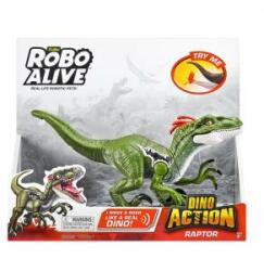 ZURU Jucărie pentru copii ZURU, Robo dinozaur - Raptor, Verde, 473071 Figurina