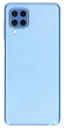 tel-szalk-1929695448 Samsung Galaxy M22 kék Akkufedél hátlap - kamera lencse burkolati elem ragasztóval (tel-szalk-1929695448)
