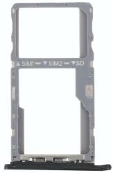 tel-szalk-1929695466 Alcatel 1V 2020 fekete SIM & SD kártya tálca (tel-szalk-1929695466)