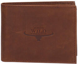 Always Wild 59911 barna bőr férfi pénztárca (59911-barna)