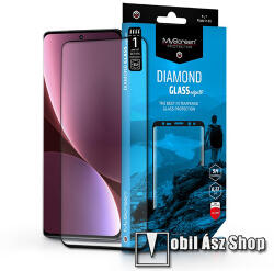 MyScreen DIAMOND GLASS EDGE3D előlap védő karcálló edzett üveg - FEKETE - 9H, 0.33 mm, A teljes felületén tapad, a teljes kijelzőt védi - Xiaomi 12 Pro / 12S Pro