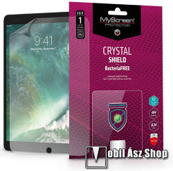 MyScreen CRYSTAL BacteriaFREE képernyővédő fólia - CRYSTAL - 1db, törlőkendővel, antibakteriális, A képernyő sík részét védi! - APPLE iPad Pro 10.5 (2017) / APPLE iPad Air (2019)