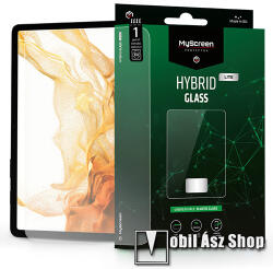 MyScreen HYBRIDGLASS Lite Flexible 7H rugalmas edzett üveg képernyővédő fólia, 0, 15 mm vékony, a képernyő sík részét védi - ÁTLÁTSZÓ - SAMSUNG Galaxy Tab S9 / Tab S9 FE / Tab S8 / Tab S7