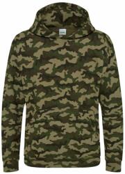 Just Hoods Hanorac camo pentru copii - Camuflaj verde | 9-11 ani (JH014J-1000308037)