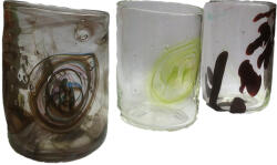  Áramló üveg - kristálypohár (MW-G-KU)