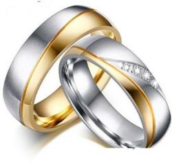 Ékszerkirály Férfi karikagyűrű, nemesacél, aranyszínű, 12-es méret (32834715111_4)