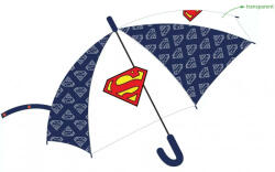  Superman gyerek félautomata átlátszó esernyő Ø80 cm (EMM5250247) - oliviashop