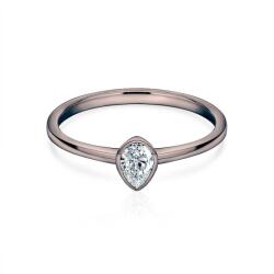 SAVICKI Inel de logodnă Pure: aur negru, diamant - savicki - 12 512,00 RON