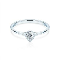 SAVICKI Inel de logodnă Pure: aur alb, diamant - savicki - 10 730,00 RON