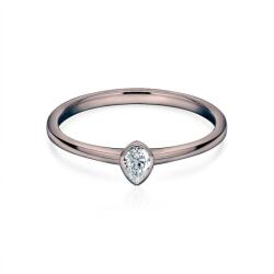 SAVICKI Inel de logodnă Pure: aur negru, diamant - savicki - 7 969,00 RON