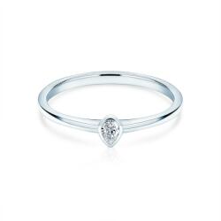 SAVICKI Inel de logodnă Pure: aur alb, diamant - savicki - 4 140,00 RON