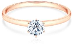 SAVICKI Inel de logodnă SAVICKI: aur roz, diamant - savicki - 7 039,00 RON