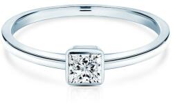SAVICKI Inel de logodnă Pure: aur alb, diamant - savicki - 7 261,00 RON