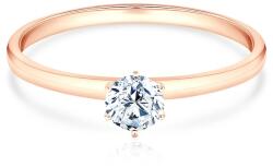 SAVICKI Inel de logodnă SAVICKI: aur roz, diamant - savicki - 6 652,00 RON