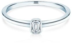 SAVICKI Inel de logodnă Pure: aur alb, diamant - savicki - 4 036,00 RON