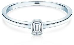 SAVICKI Inel de logodnă Pure: aur alb, diamant - savicki - 5 743,00 RON