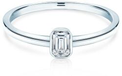 SAVICKI Inel de logodnă Pure: aur alb, diamant - savicki - 10 495,00 RON