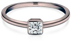 SAVICKI Inel de logodnă Pure: aur negru, diamant - savicki - 8 289,00 RON