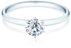 SAVICKI Inel de logodnă SAVICKI: aur alb, diamant - savicki - 16 193,00 RON