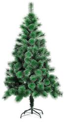  Brad artificial de Craciun tip pin nins, pentru interior/exterior, inaltime 150 cm, Flippy, verde, suport metalic inclus (106767)