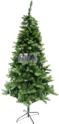  Brad artificial de Craciun, clasic, pentru interior/exterior, inaltime 210 cm, diametru 125 cm, 957 ramuri, Flippy, verde, suport metalic inclus (106806)