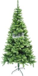  Brad artificial de Craciun, clasic, pentru interior/exterior, inaltime 210 cm, diametru 106 cm, 663 ramuri, Flippy, verde, suport metalic inclus (106784)