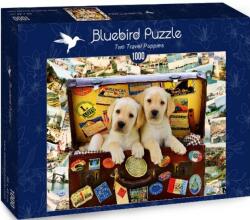 Bluebird Puzzle Two Travel Puppies 1000 db-os (70237)