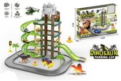 Magic Toys Négy szintes dinoszauruszos parkolóház figurákkal és járművekkel 71db-os készlet (MKM794308)