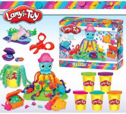 Magic Toys Lanyi-Toy Polipos gyurmakészlet 5 tégely gyurmával és formázó szerszámokkal (MKL524822)
