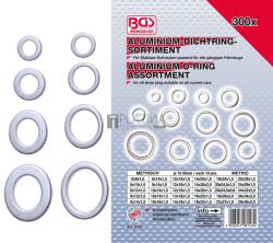 BGS Technic Tömítőgyűrű-készlet | Aluminium | 300 darabos - BGS 8143 (BGS 8143)