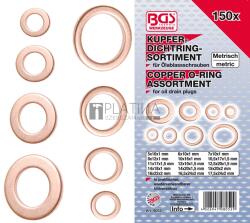  BGS Technic Tömítőgyűrű-készlet | Vörösréz | 150 darabos - BGS 8052 (BGS 8052)