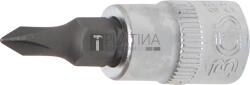 BGS technic Behajtófej | 6, 3 mm (1/4") | Csillag PH0 - BGS 2504 (BGS 2504)