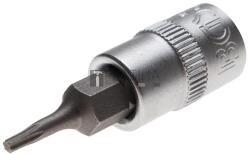 BGS technic Behajtófej | 6, 3 mm (1/4") | T-profil (Torx) T7 - BGS 2557 (BGS 2557)