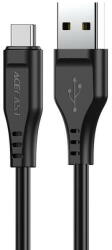 ACEFAST C3-04 USB/USB-C 1.2 m, 3 A, Negru (26573) - pcone