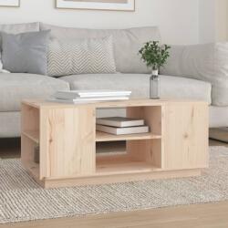 vidaXL Măsuță de cafea, 90x49x40, 5 cm, lemn masiv de pin (814399) Masa de cafea