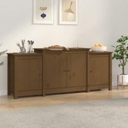 vidaXL Servantă, maro miere, 164x37x68 cm, lemn masiv de pin (821495) Comoda