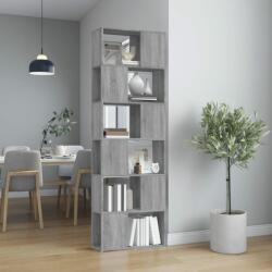 vidaXL Bibliotecă/Separator de cameră, gri sonoma, 60x24x186 cm (816033) Biblioteca