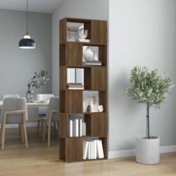 vidaXL Bibliotecă/Separator de cameră, stejar maro, 60x24x186 cm (816034) Biblioteca