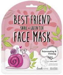 Look At Me Mască de țesătură pentru față cu mucină de melc și ceai verde - Look At Me Best Friend Snail + Green Tea Face Mask 25 ml Masca de fata