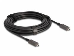 Delock Cablu activ optic USB 3.2 Gen2 Type C 4K144Hz/60W T-T 10m, Delock 84150 (84150)