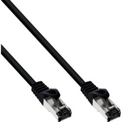InLine Cablu de retea RJ45 S/FTP PiMF Cat. 8.1 LSOH 0.5m Negru, InLine IL78850S (IL78850S)