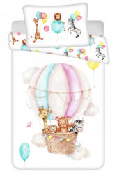 Jerry Fabric Animals Flying balloon, Állatos gyerek ágyneműhuzat 100×135cm, 40×60 cm JFK030974
