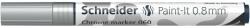 Schneider Marker metalic Chrome Schneider Paint-It 060, varf rotund 0.8 mm, efect oglinda